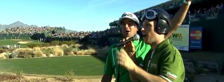 Phoenix Open - Golf Boys in concert on 16th hole