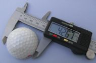 Golfball Durchmesser